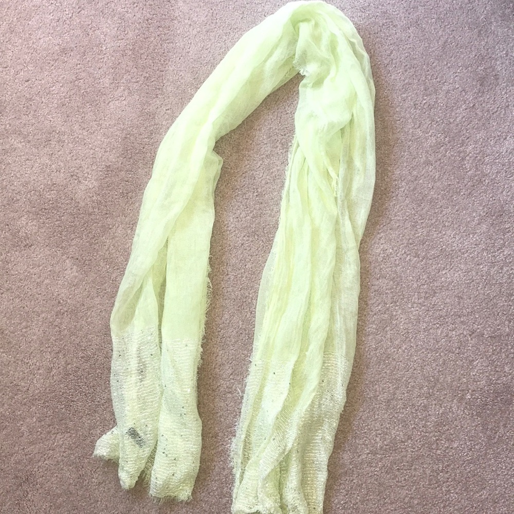 Light Lime Green Scarf